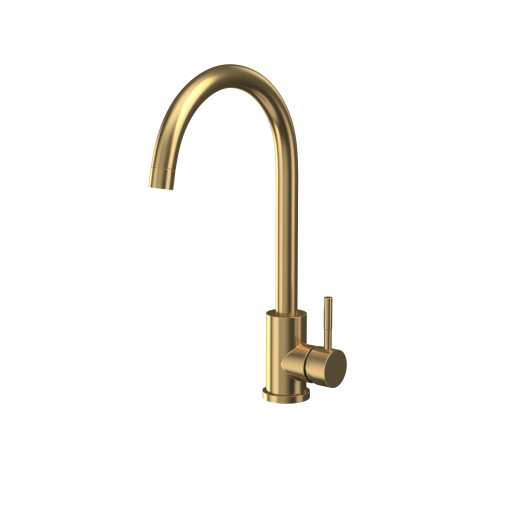 Brushed Brass Kitchen Mixer Tap