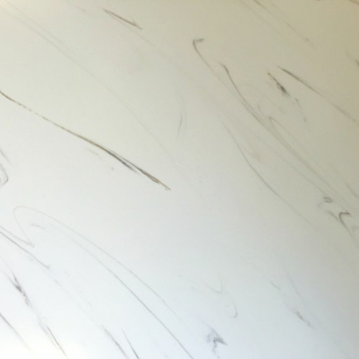 Solid Slim Surface 1820x330x12mm Worktop - Calcatta Marble