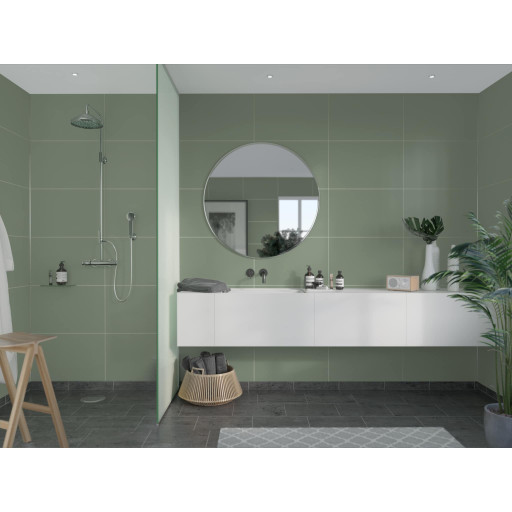 Fibo Contemporary - Olive Green (Tile Effect)