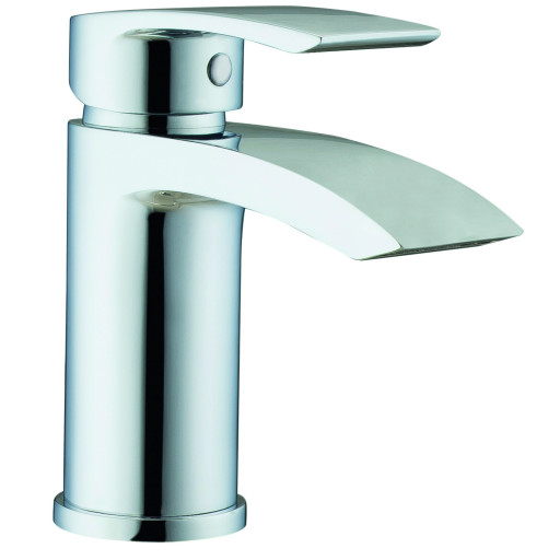 Curve Mono Basin Mixer with Clicker Waste