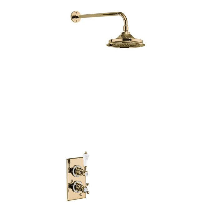 Burlington Trent Gold Concealed Shower