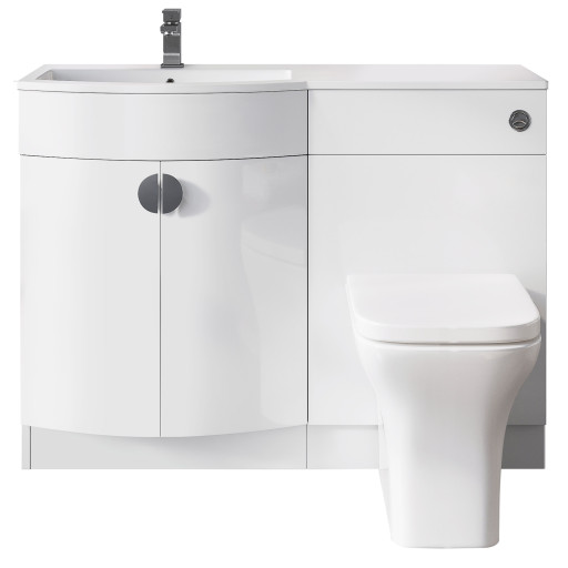 P Shape Basin Unit for Handed Model