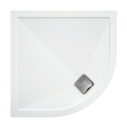 TrayMate TM25 Elementary Quadrant White Shower Tray