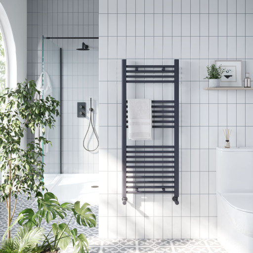 Strive Carbon Designer Bathroom Radiator Anthracite