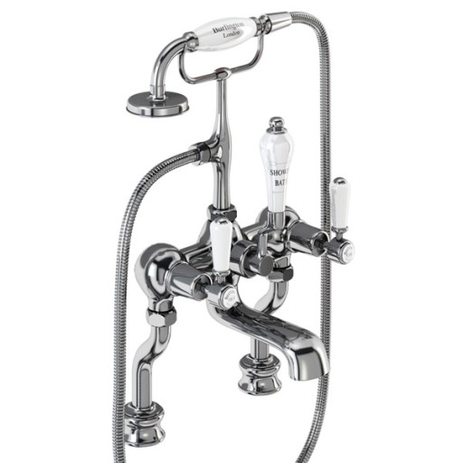 Burlington Kensington Deck Mounted Bath Shower Mixer