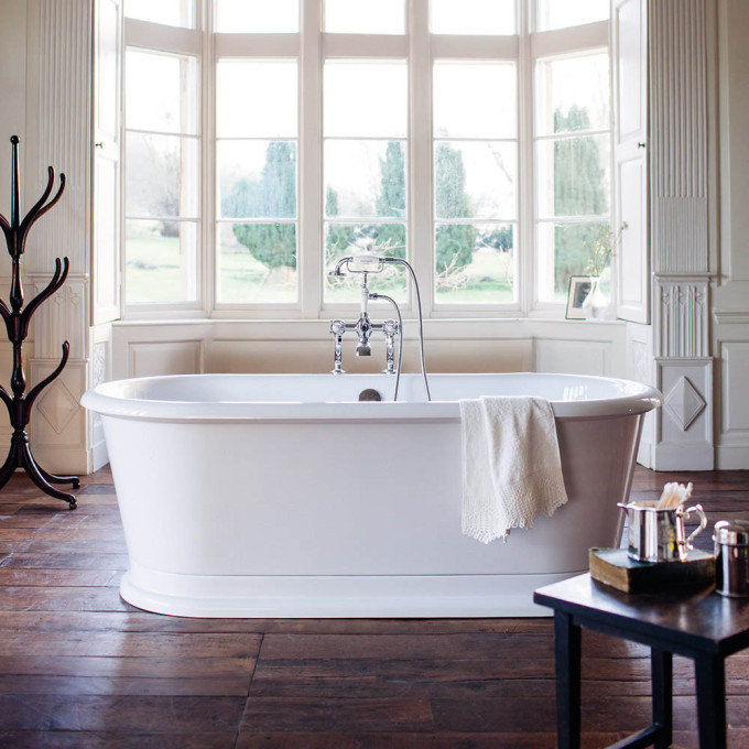 Burlington London 1800 x 850mm Round Soaking Tub