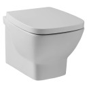 Kartell K-Vit Evoque 525mm White Wall Hung Pan With Seat