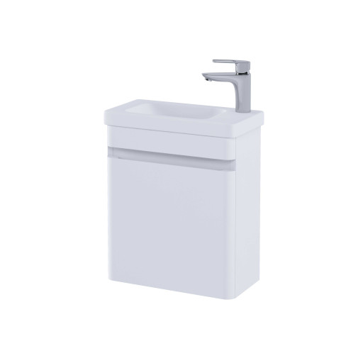 RAK-Resort 450 Cloakroom Basin Unit in Matt White