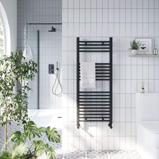 Strive Carbon Designer Bathroom Radiator Black