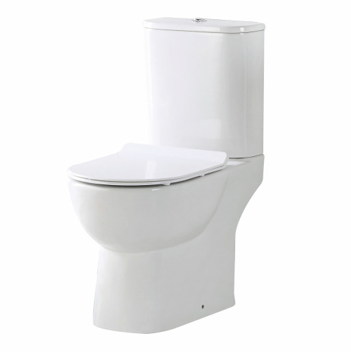 Scudo Belini Rimless Open Back Toilet