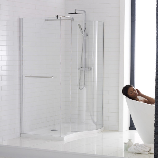 Purity Curved Walk-In & Dedicated Tray