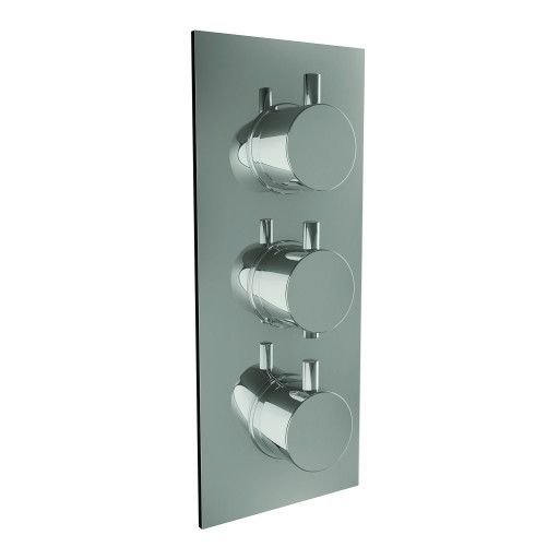 Triple Round Handle Concealed Valve DIVERTER WRAS approved Shower Valve