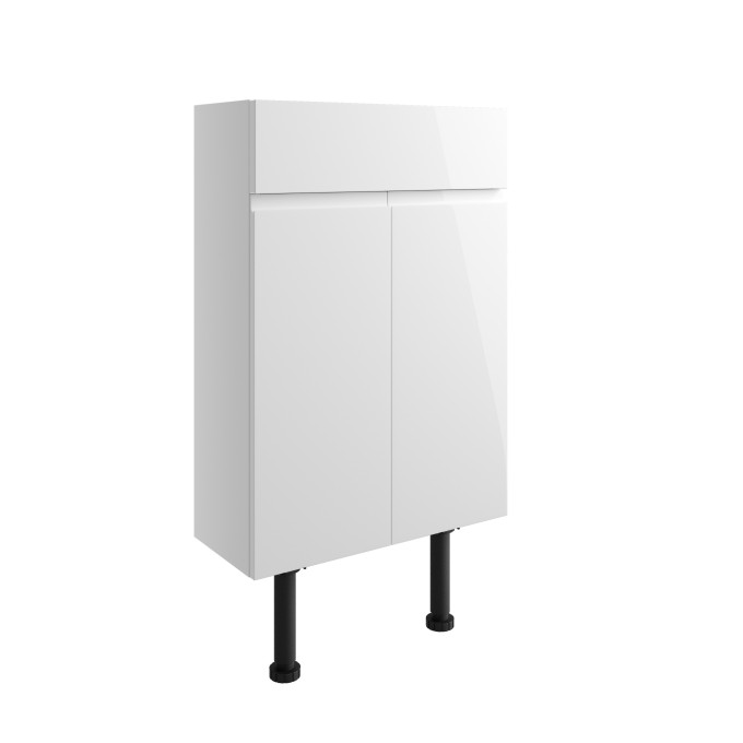 Marra 500mm Slim Basin Unit White Gloss The Bathroom and Tile