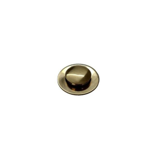 Charlotte Edwards Bath Waste Plug And Overflow - Brushed Brass