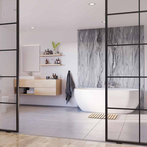 Showerwall Grey Volterra