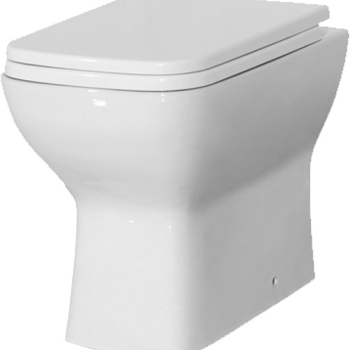 Seina BTW Square DP-UF Soft Close Seat & Fittings