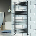 Black Straight Towel Rail 500 X 1200