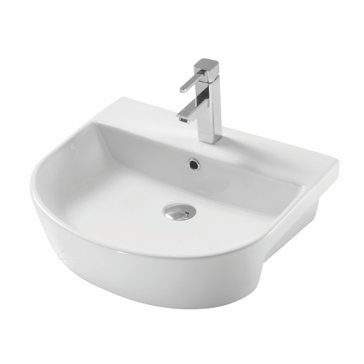 Scudo Middleton Semi Recessed Basin 560w x 160h x 470d