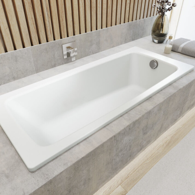 Kaldewei Advantage Cayono Single Ended Steel Bath White