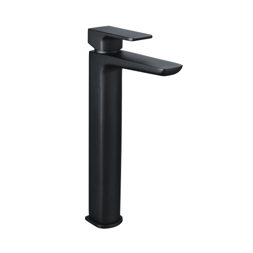 Moon Tall Mono Basin Mixer in Black (No Waste)