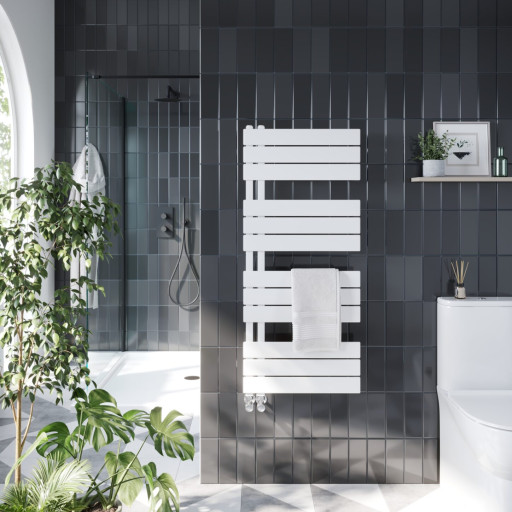 Thames Towel Rail - White