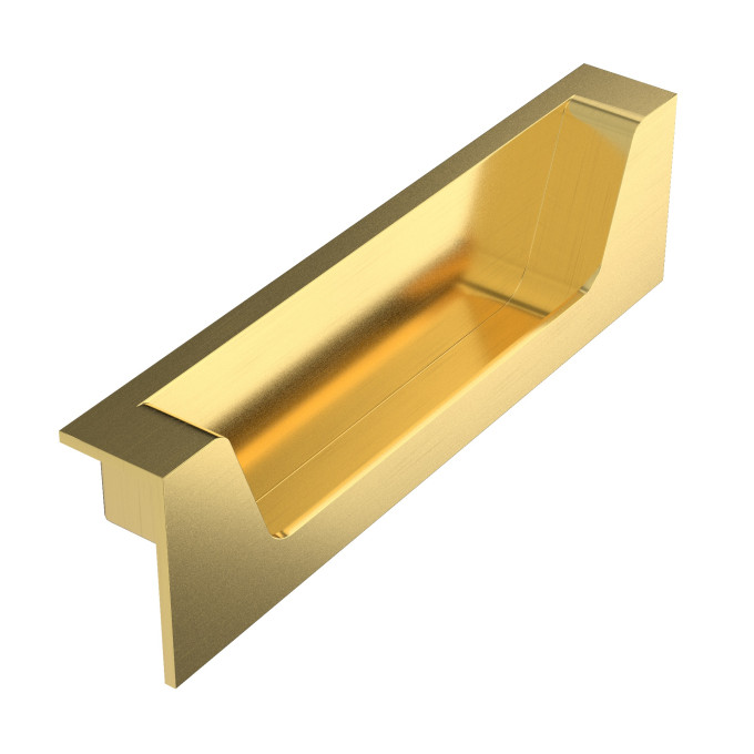 Aubrey Handle Pair Brushed Brass