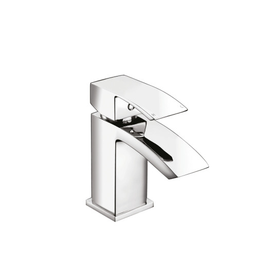 Descent Mini Mono Basin Mixer with Push Waste