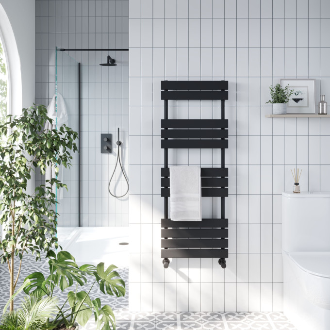 Life Designer Bathroom Radiator Black