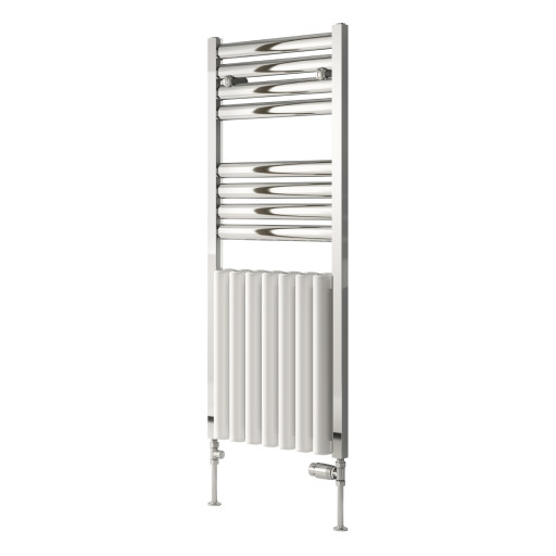 Burton Towel Rail White Polished