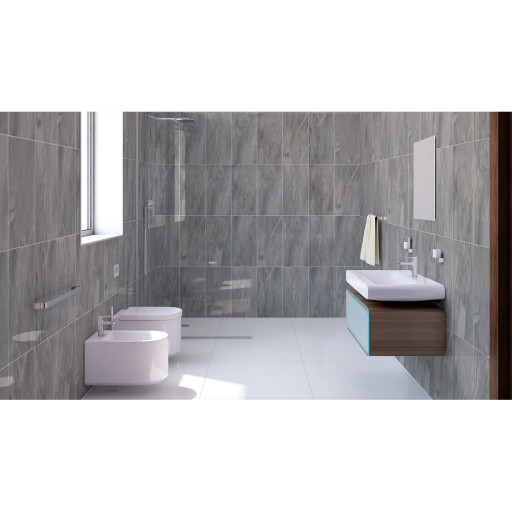 African Slate 600mm x 300mm Grey Matt Tiles.