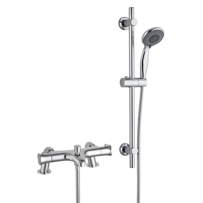 Plumb Essential Thermostatic Bath Shower Mixer Riser Kit