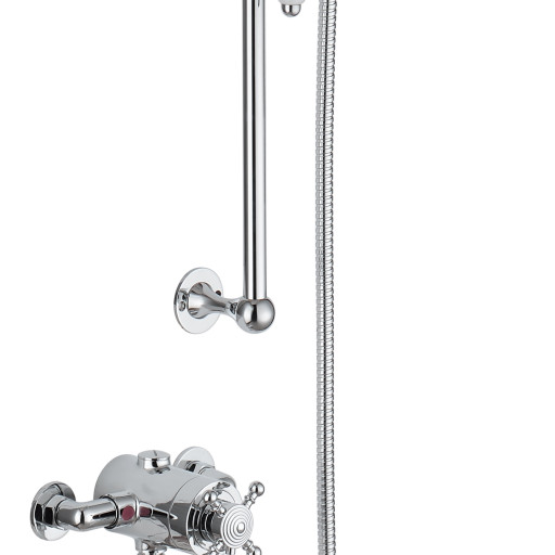 Luca Shower Pack One - Concentric Single Outlet Shower Valve & Riser Kit